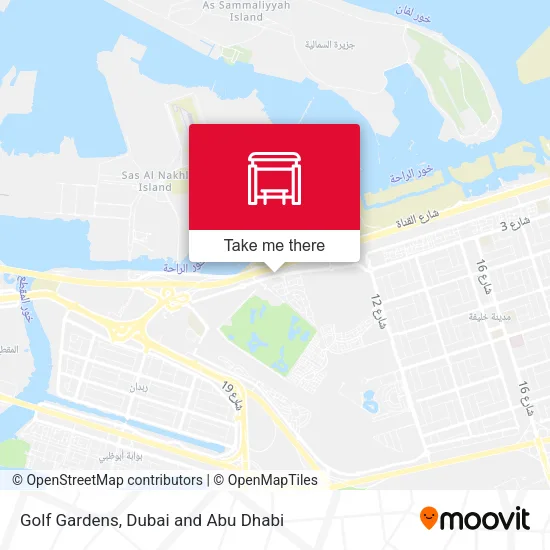 Golf Gardens map