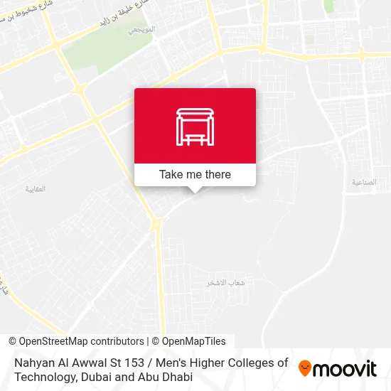 Nhayyan Al Awwal St 153 / Men's Higher Colleges Of Technology map