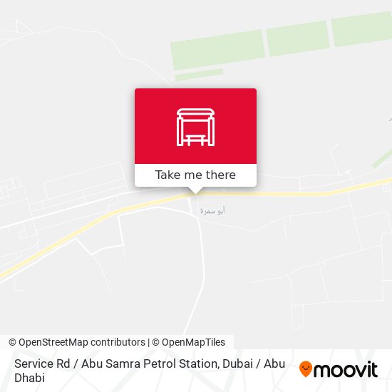 Service Rd  / Abu Samra Petrol Station map