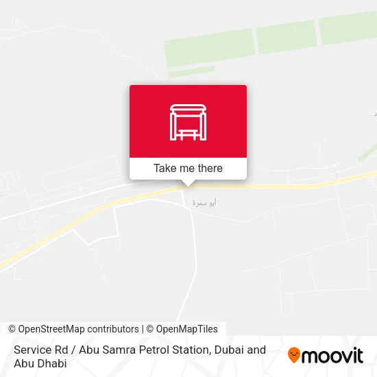 Service Rd  / Abu Samra Petrol Station map