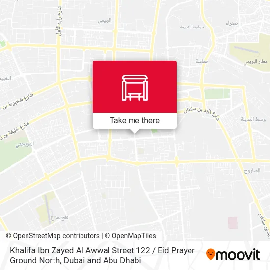 Khalifa Ibn Zayed Al Awwal Street 122 / Eid Prayer Ground North map