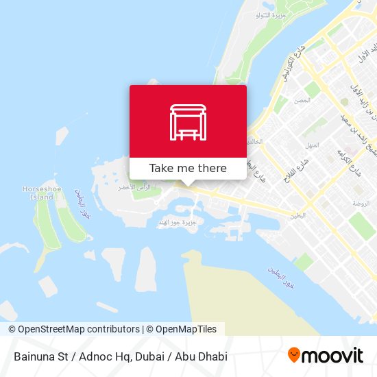 Bainuna St / Adnoc Hq map