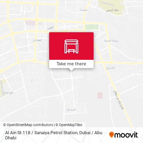 Al Ain St 118 / Sanaiya Petrol Station map