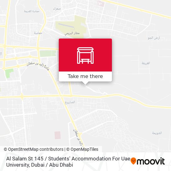 Al Salam St 145 / Students' Accommodation For Uae University map