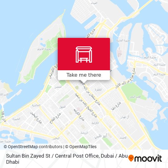 Sultan Bin Zayed St / Central Post Office map