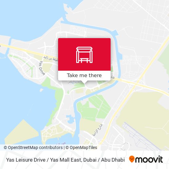 Yas Leisure Drive / Yas Mall East map