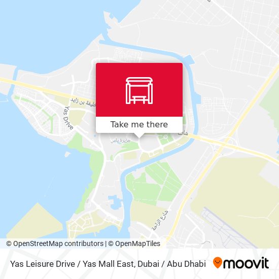 Yas Leisure Drive / Yas Mall East map