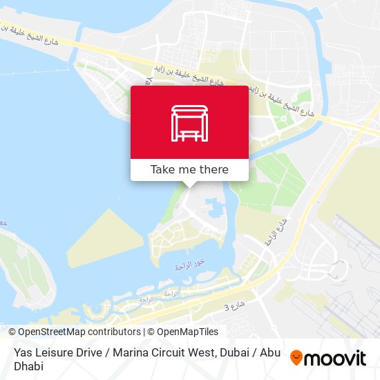 Yas Leisure Drive / Marina Circuit West map