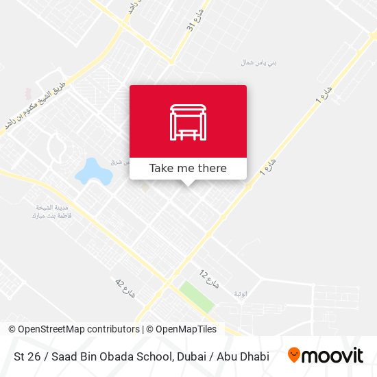 St 26 / Saad Bin Obada School map