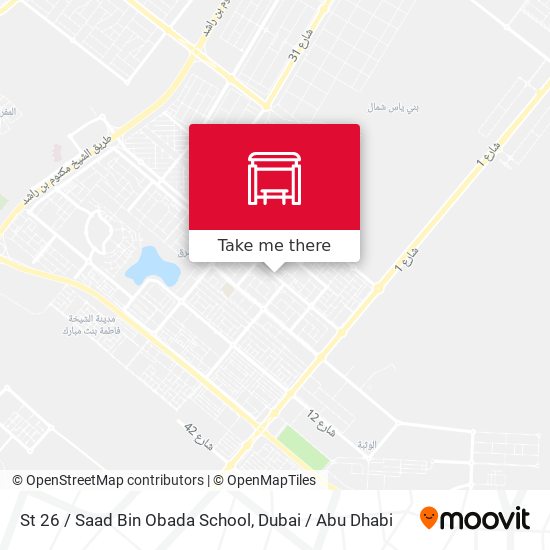 St 26 / Saad Bin Obada School map