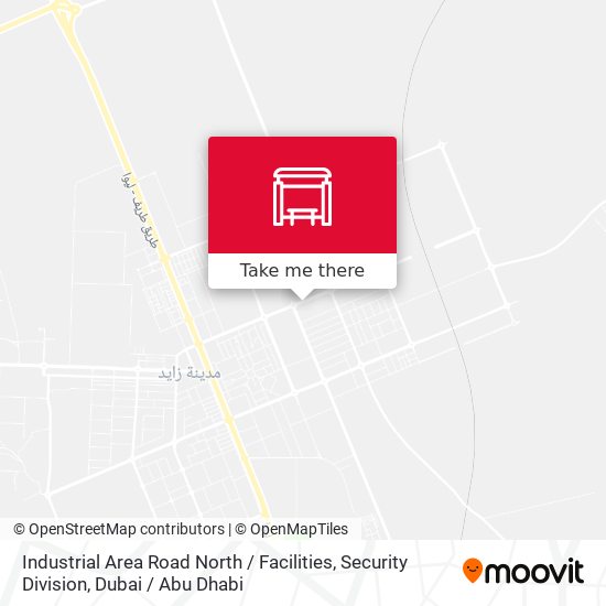Industrial Area Road North / Facilities, Security Division map