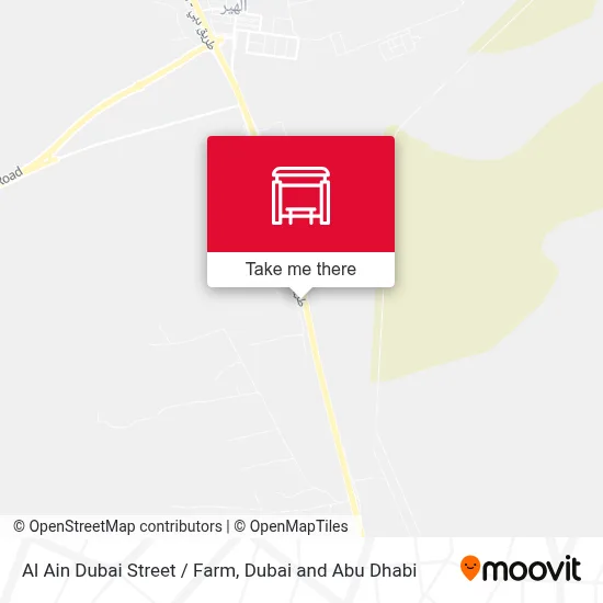 Al Ain Dubai Street / Farm map