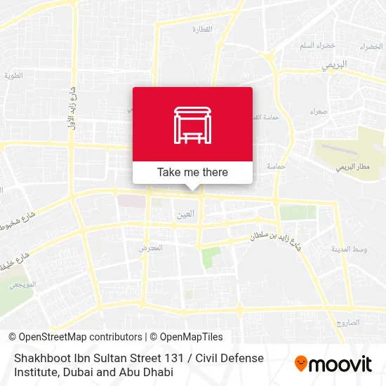 Shakhboot Ibn Sultan Street 131 / Civil Defense Institute map