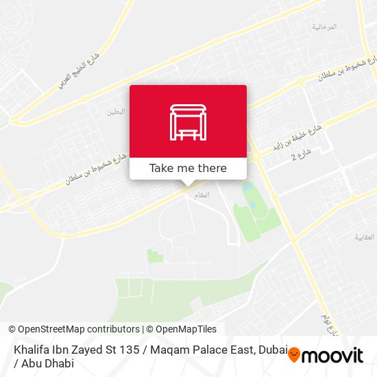 Khalifa Ibn Zayed St 135 / Maqam Palace East map