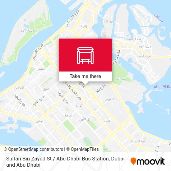Sultan Bin Zayed St / Abu Dhabi Bus Station map