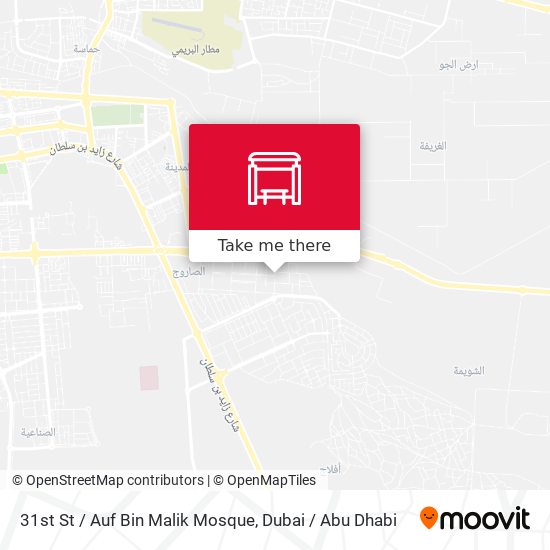 31st St  / Auf Bin Malik Mosque map