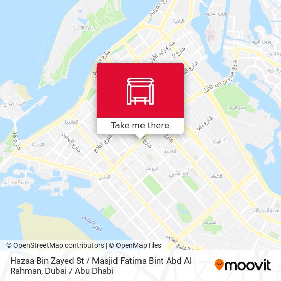 Hazaa Bin Zayed St / Masjid Fatima Bint Abd Al Rahman map