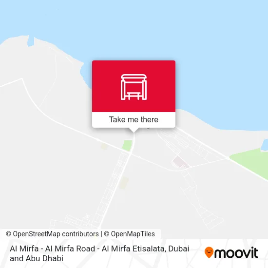 Al Mirfa - Al Mirfa Road - Al Mirfa Etisalata map