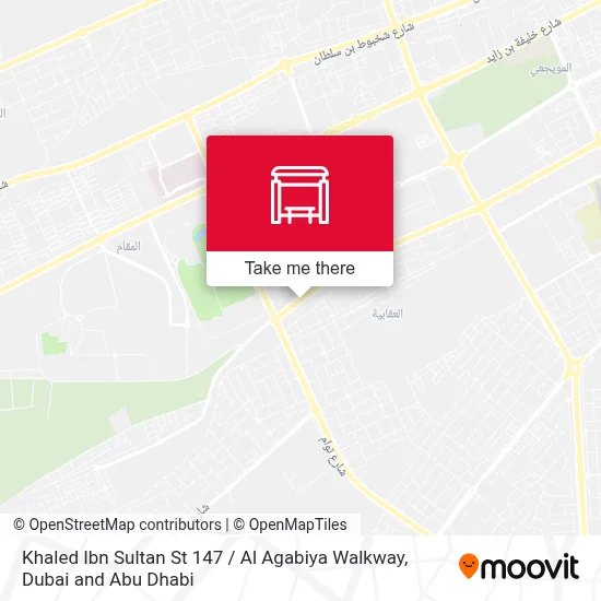 Khaled Ibn Sultan St 147 /  Al Agabiya Walkway map