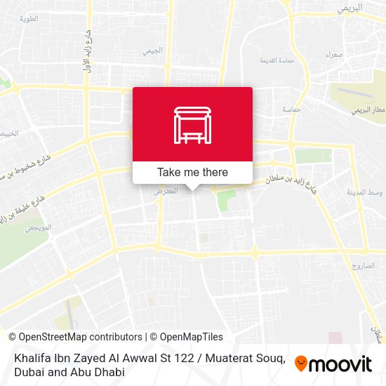 Khalifa Ibn Zayed Al Awwal St 122 / Muaterat Souq map