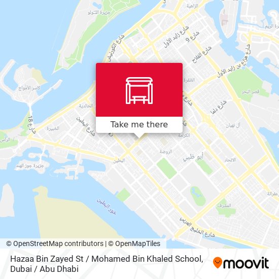 Hazaa Bin Zayed St / Mohamed Bin Khaled School map