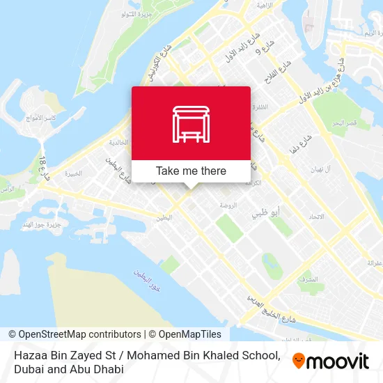 Hazaa Bin Zayed St / Mohamed Bin Khaled School map