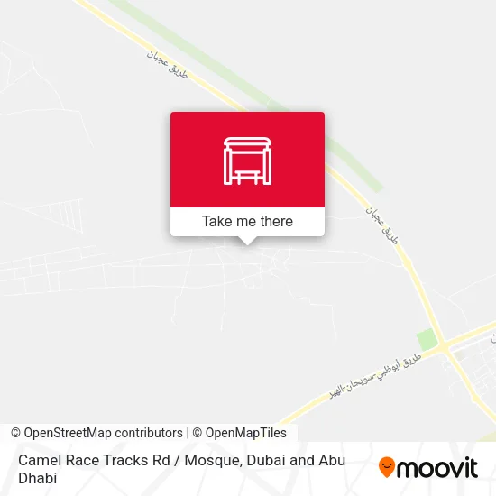 Camel Race Tracks Rd  / Mosque map