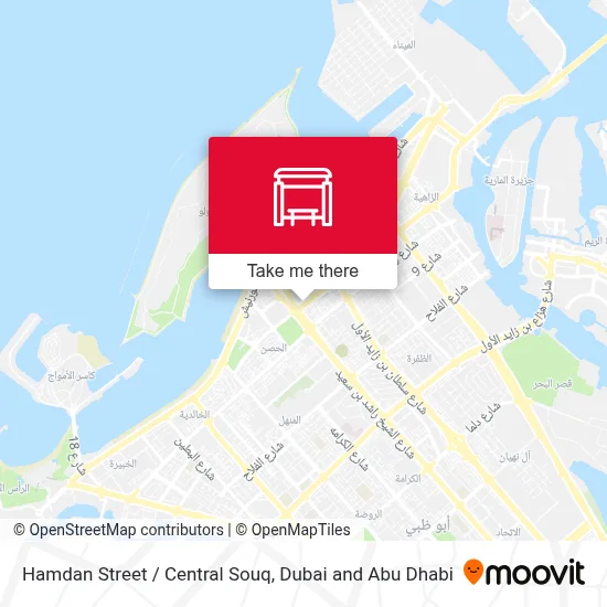 Hamdan St / Central Souq map