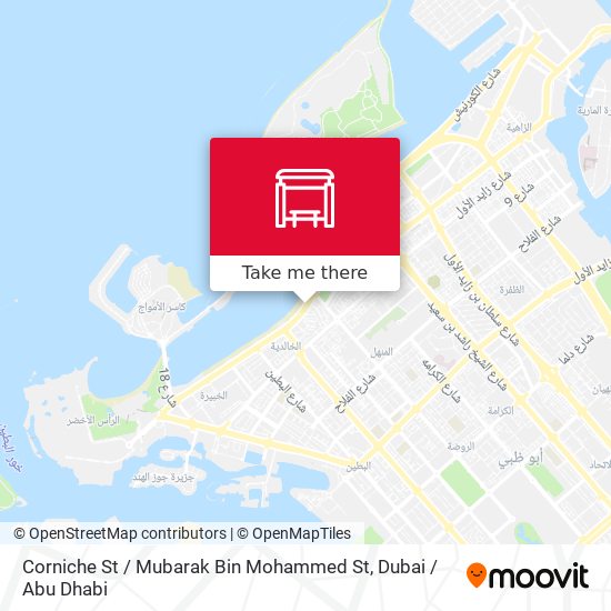 Corniche St / Mubarak Bin Mohammed St map