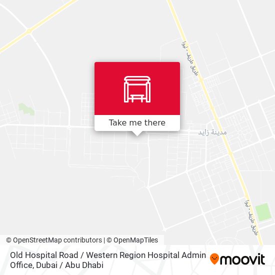 Old Hospital Road / Western Region Hospital Admin Office map