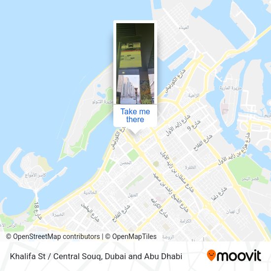 Khalifa St / Central Souq map