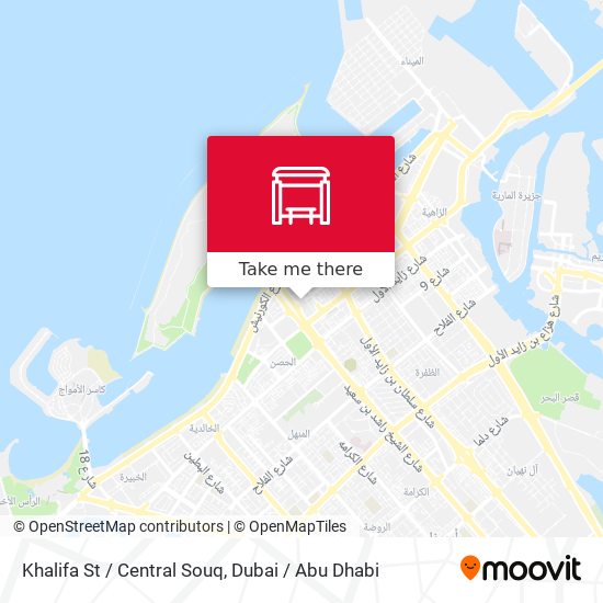 Khalifa St / Central Souq map