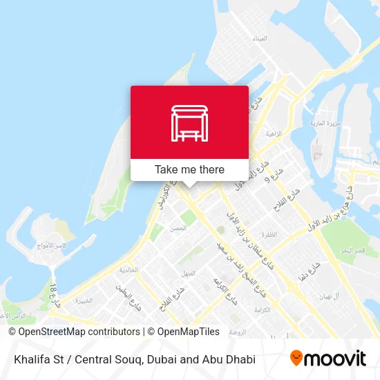 Khalifa St / Central Souq map