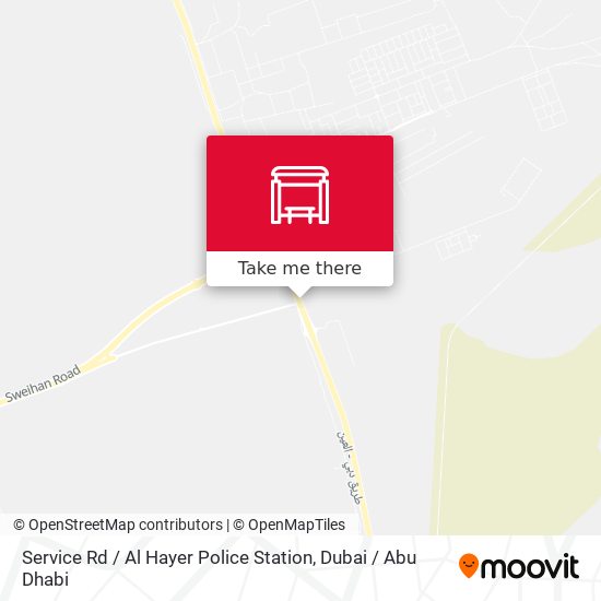 Service Rd  / Al Hayer Police Station map
