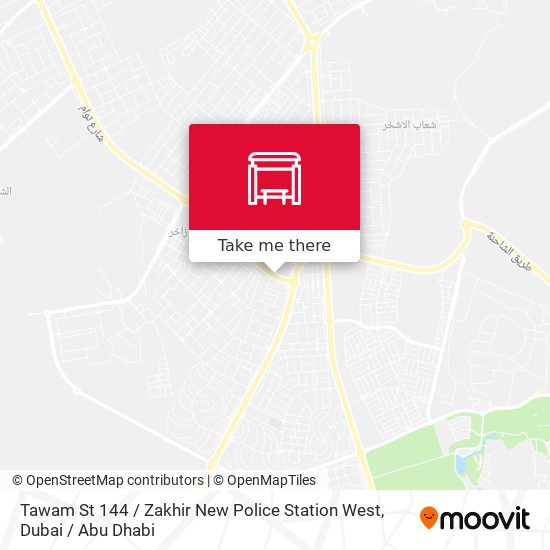 Tawam St 144 /  Zakhir New Police Station West map