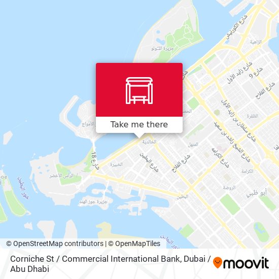 Corniche St / Commercial International Bank map
