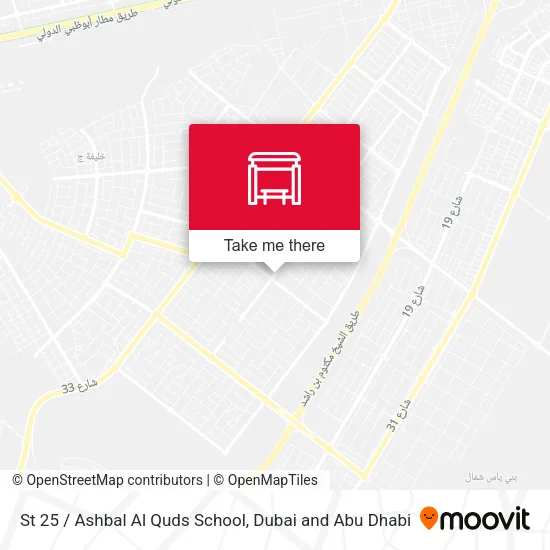 St 25 / Ashbal Al Quds  School map