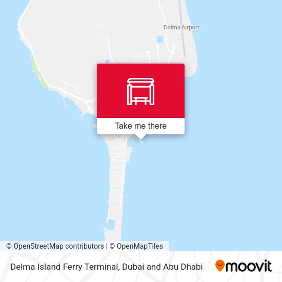 Delma Island Ferry Terminal map