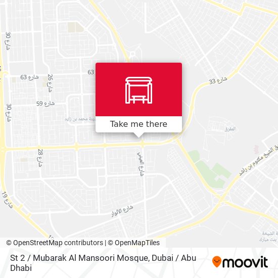 St 2 / Mubarak Al Mansoori Mosque map