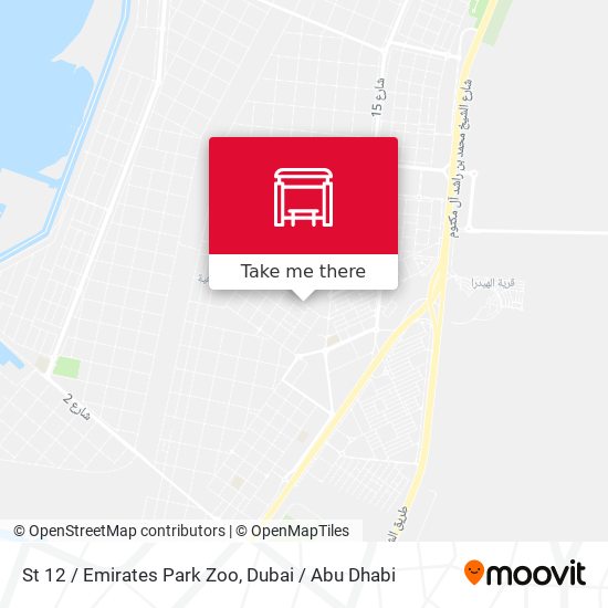 St 12 / Emirates Park Zoo map