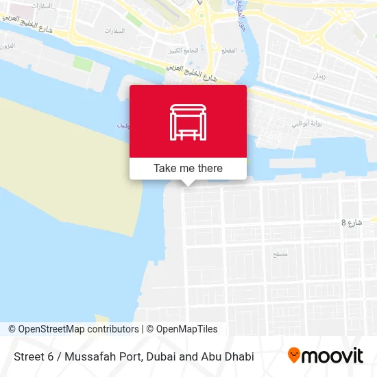 Street 6 / Mussafah Port map