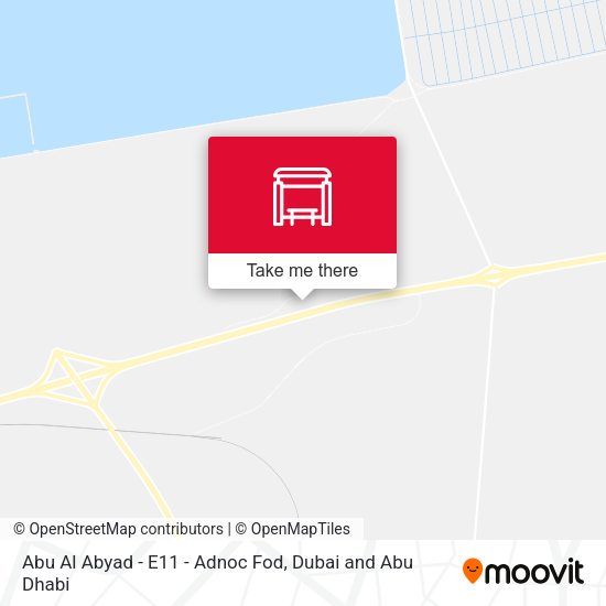 Abu Al Abyad - E11 - Adnoc Fod map