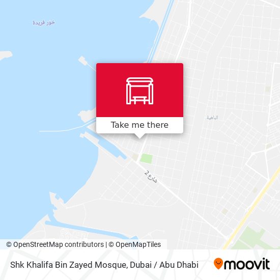 Shk Khalifa Bin Zayed Mosque map