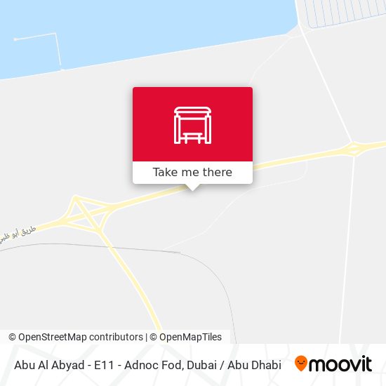 Abu Al Abyad - E11 - Adnoc Fod map