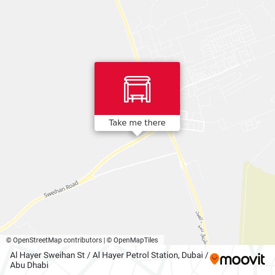 Al Hayer Sweihan St  / Al Hayer Petrol Station map