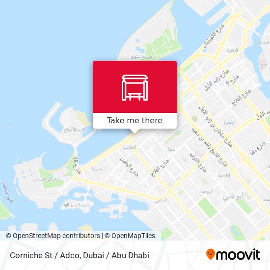 Corniche St / Adco map