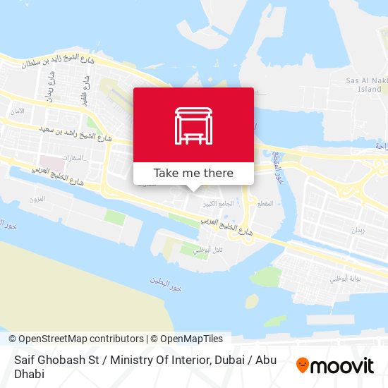Saif Ghobash St  / Ministry Of Interior map
