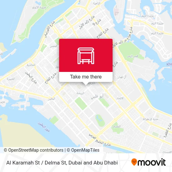 Al Karamah St / Delma St map