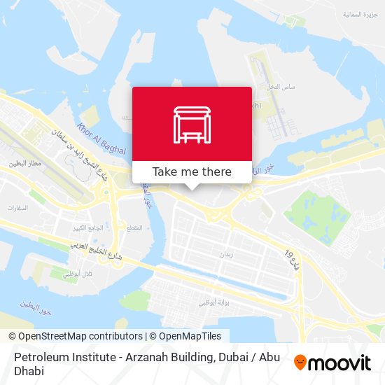 Petroleum Institute - Arzanah Building map