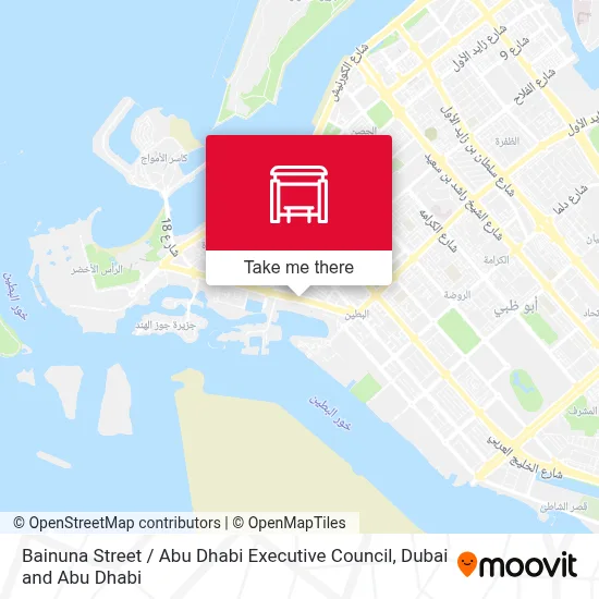 Bainuna St / Abu Dhabi Executive Council map